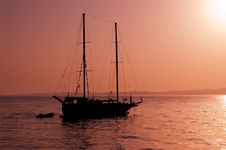 Yacht Silhouette Stock Images Yacht Silhouette Stock Images