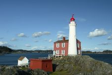 Canada Lighthouse BC Island Stock Photos