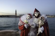 Carnival Mask In Venezia Stock Image