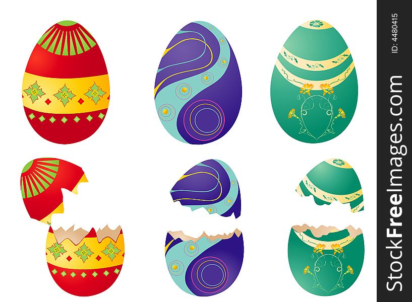 Easter Colored Eggs
