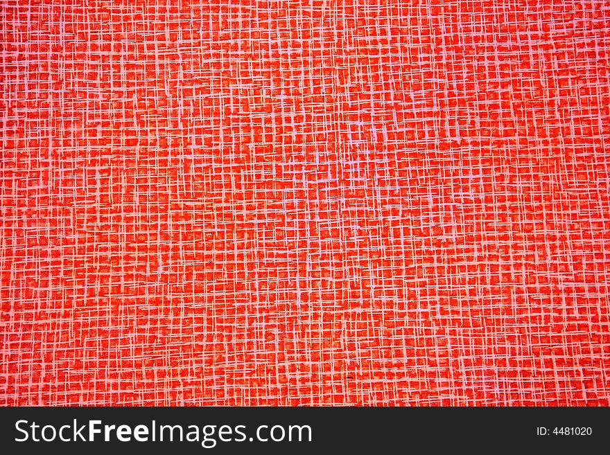 Red texture of textile lines