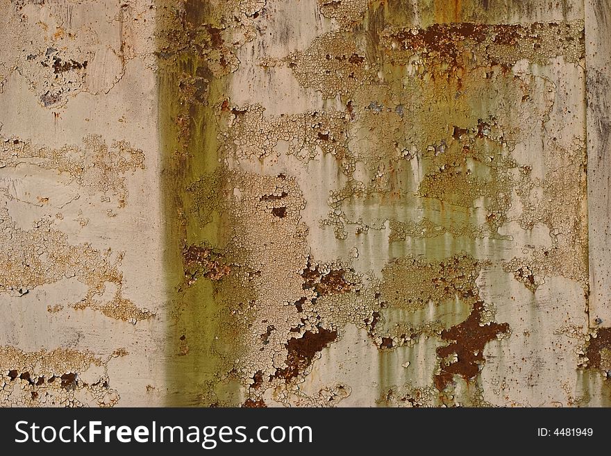 Texture series: rusty painted steel background. Texture series: rusty painted steel background