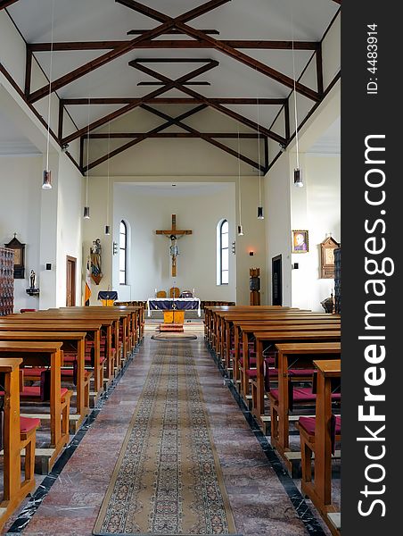 A view inside a church