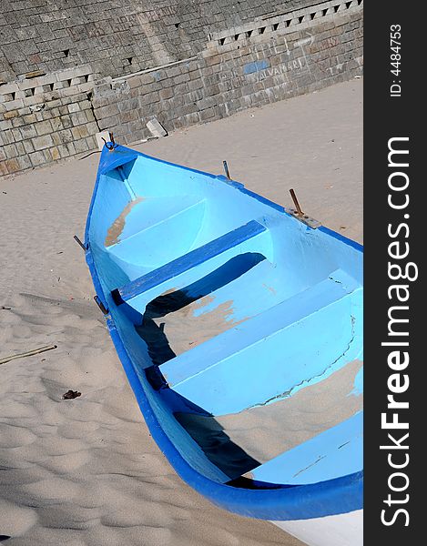 Rowing boat on the beach. Rowing boat on the beach