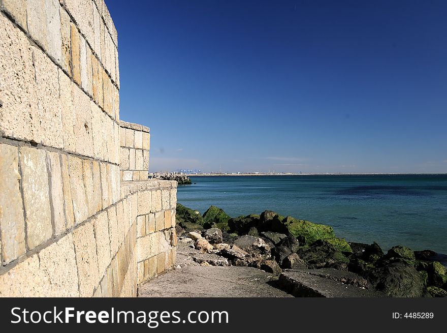 Sea shore at Black Sea