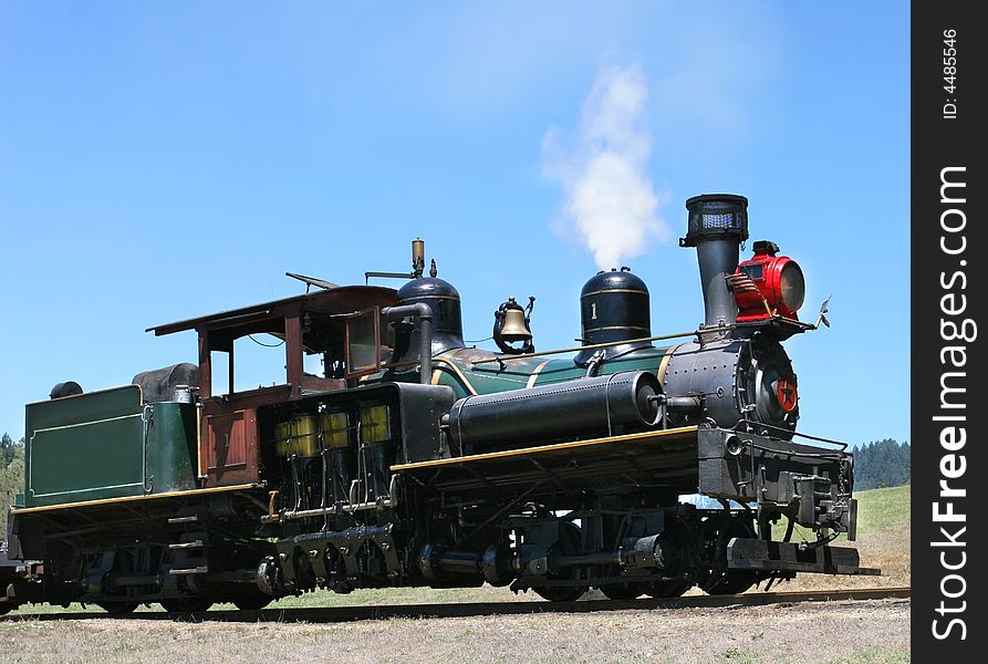 Narrow-gauge steam train