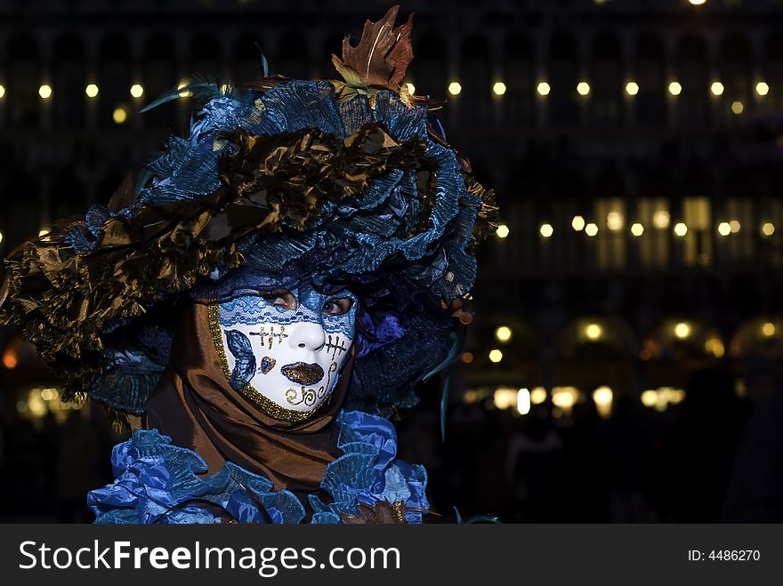 Carnival Mask in Venezia during the famus carnival