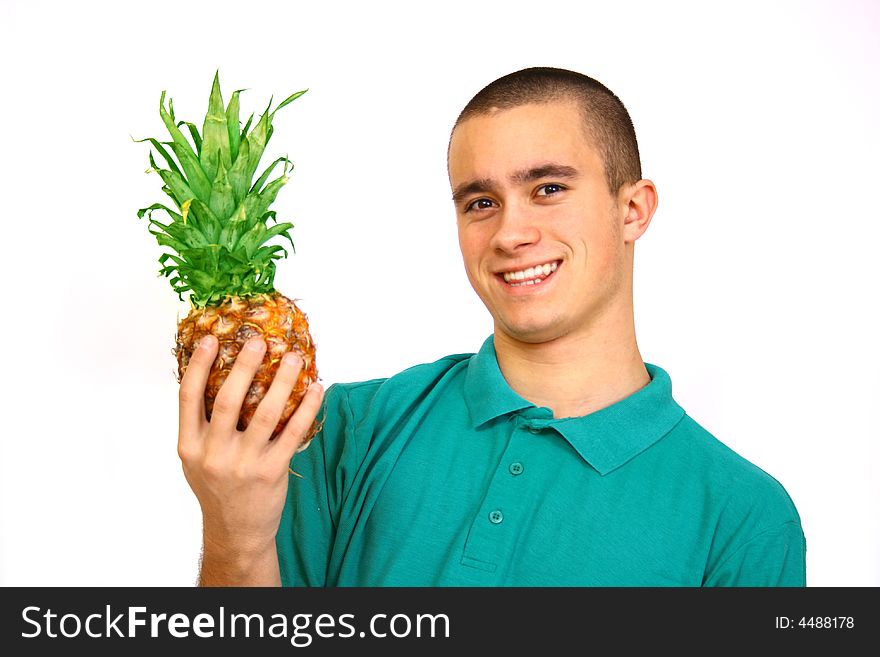 Boy With Pineapple