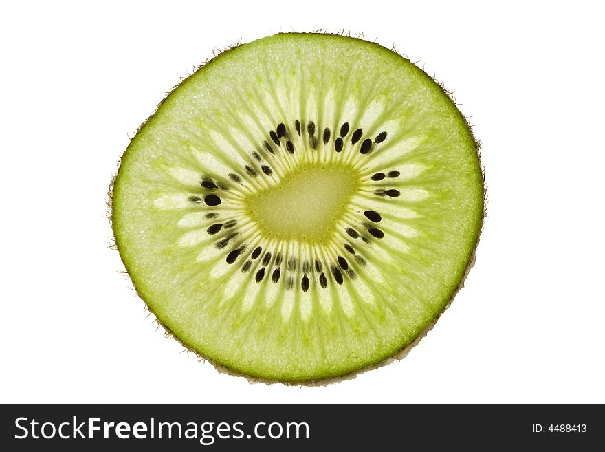 Sliced kiwi are very rich in vitamins