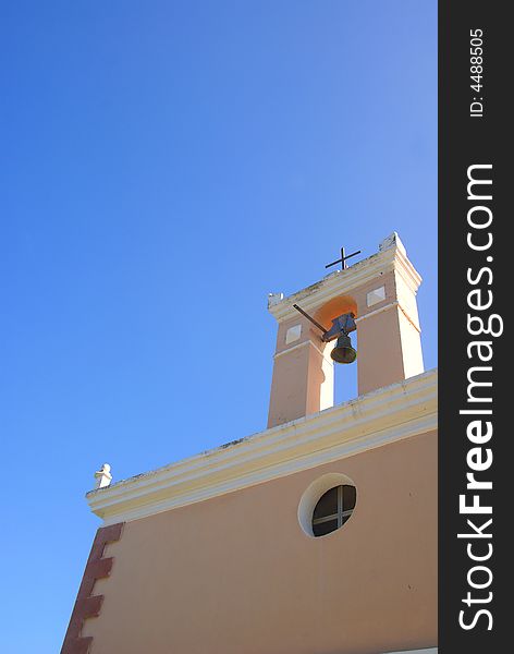 Bell tower of a little church