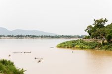 Mekong River Boatmen Royalty Free Stock Photos Mekong River Boatmen Royalty Free Stock Photos