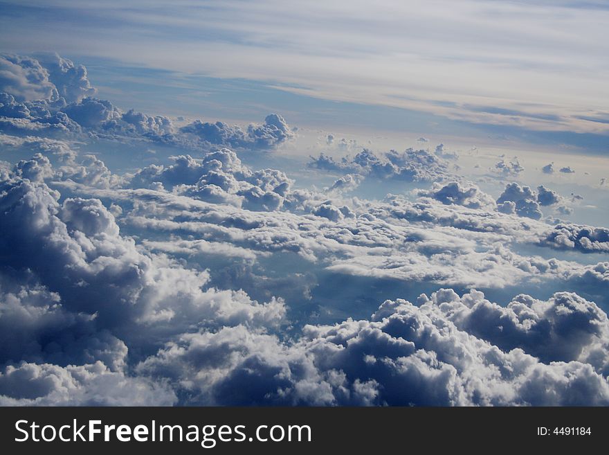 This photo was taken from a plane above the Mediterranean sea. This photo was taken from a plane above the Mediterranean sea.