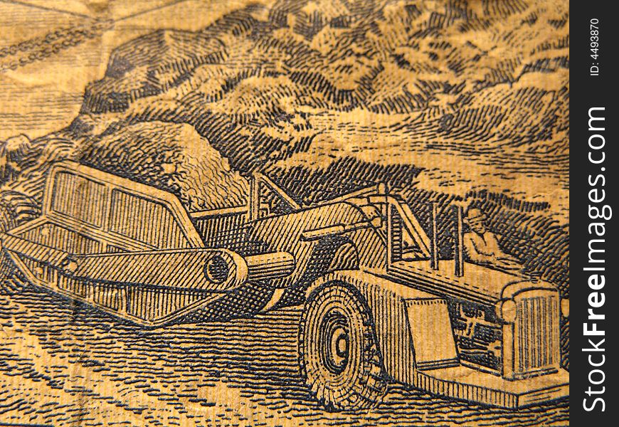 This tractor was found on a old Jamaican Bill. This tractor was found on a old Jamaican Bill.