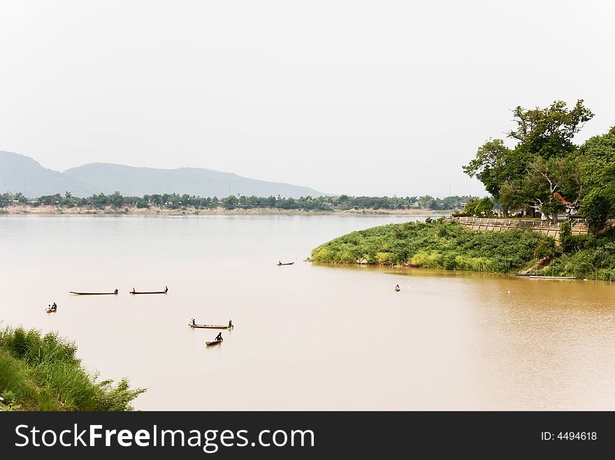 Mekong River Boatmen