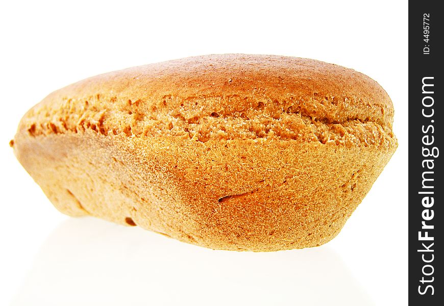 Bread on white background. See my other images of bread and food