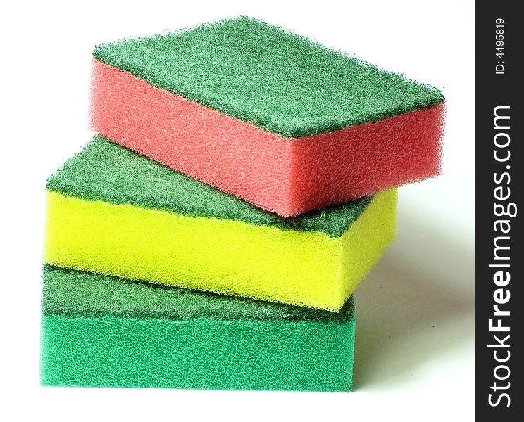 Chatri small colored sponges for washing dishes