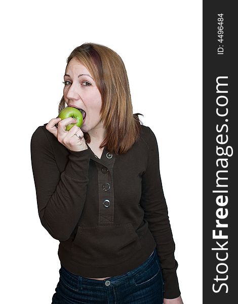 Woman With Apple 5