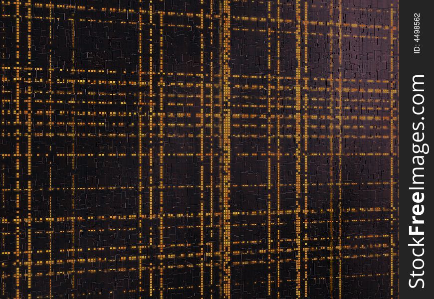 An abstract electronic matrix grid technology background. An abstract electronic matrix grid technology background.