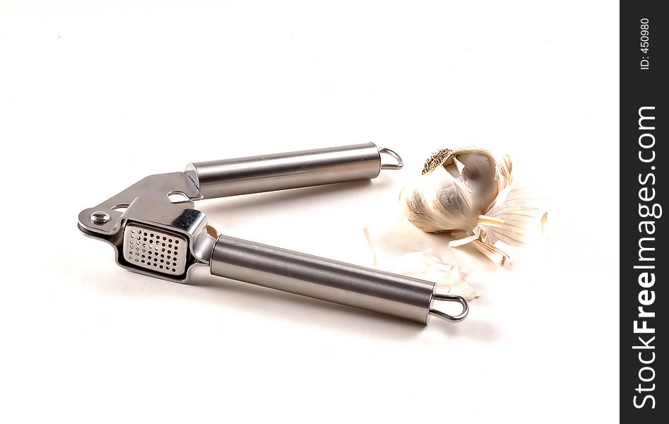 Garlic press