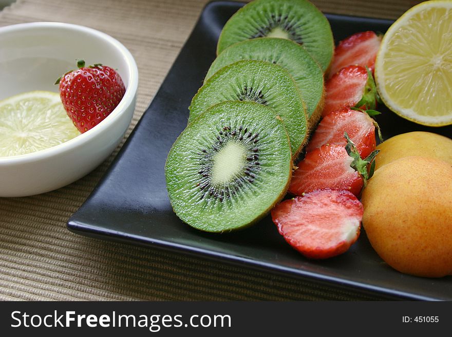 Delicious fruit platter