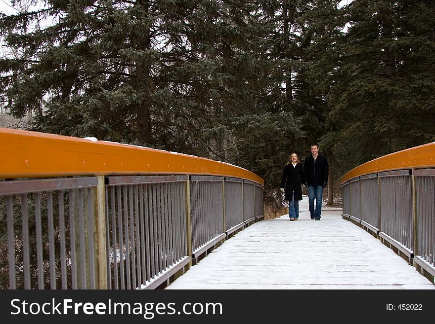 Snow Covered Bridge