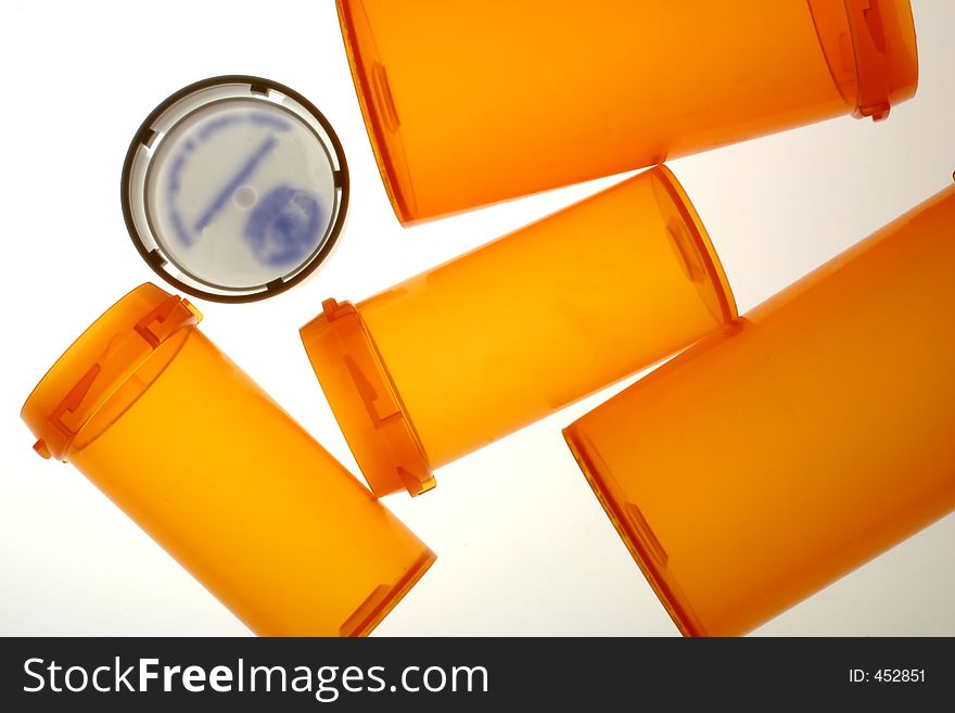 Empty Pill Bottlesand Cap