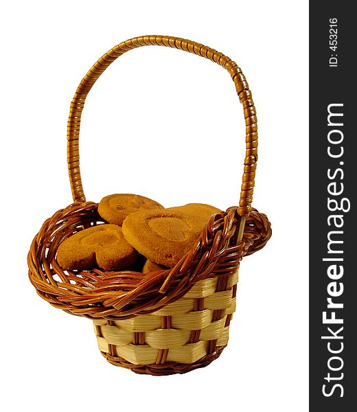 Gingerbreads in basket