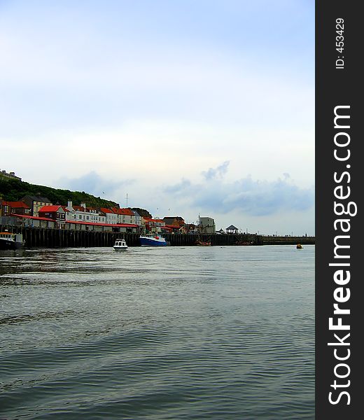 Whitby Harbour in Yorkshire