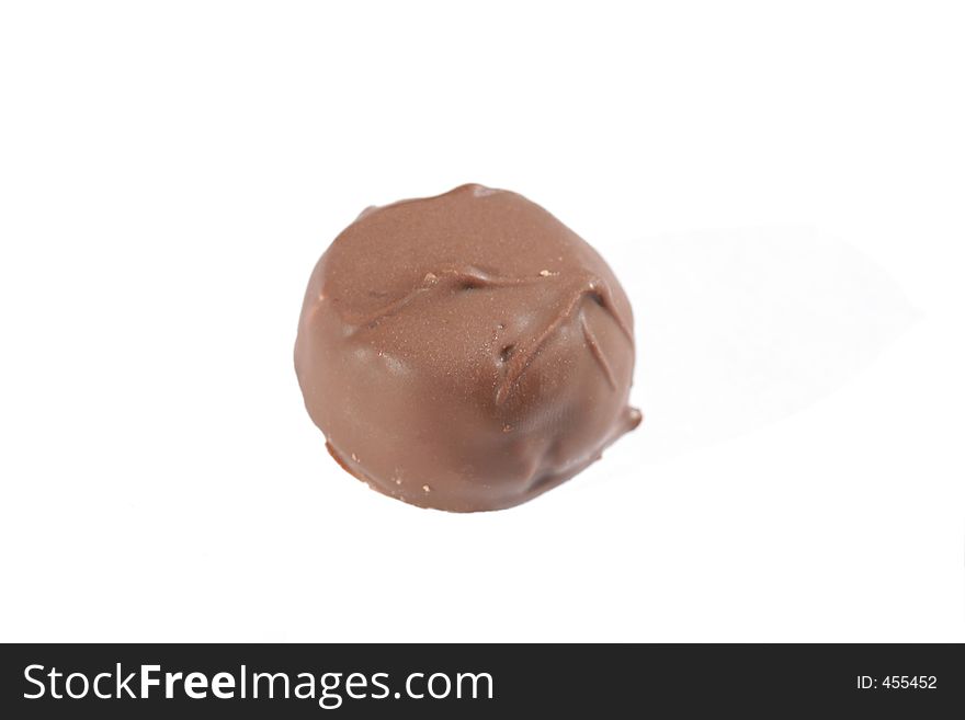 Closeup up of isolated chocolate3