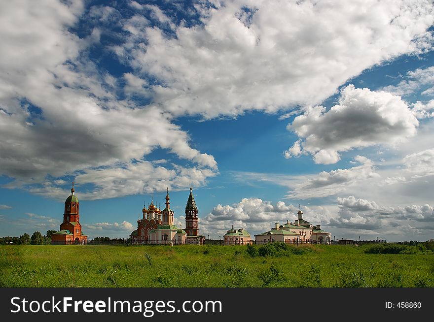 Christianity temple from Syberia. Christianity temple from Syberia