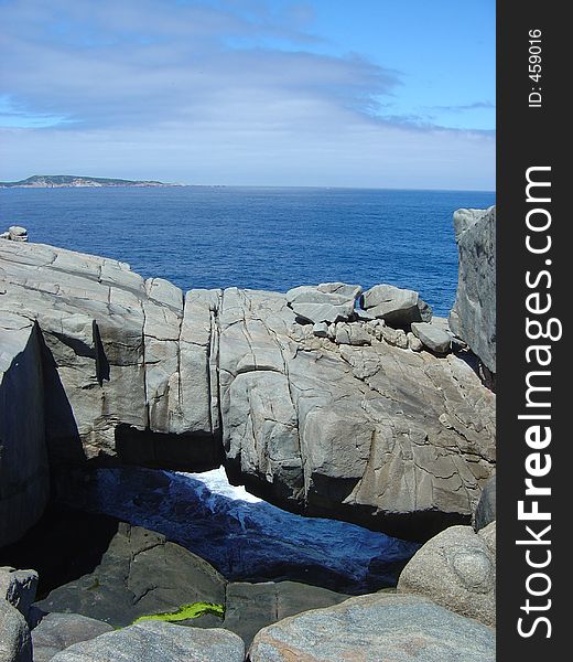 The Gap, located on the coast of Albany, Western Australia, is a popular tourist destination.