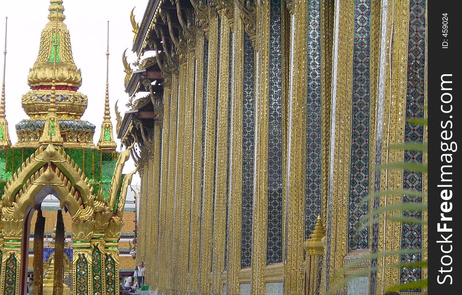 Golden Temple in Bangkok. Golden Temple in Bangkok