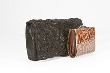 Female Handbag And Purse Stock Photo Female Handbag And Purse Stock Photo