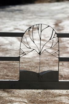 Metal Fence Decoration Stock Photography Metal Fence Decoration Stock Photography