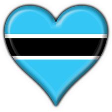 Botswana Button Flag Heart Shape Royalty Free Stock Photo Botswana Button Flag Heart Shape Royalty Free Stock Photo