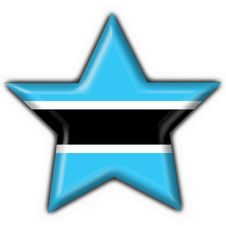 Botswana Button Flag Star Shape Royalty Free Stock Image Botswana Button Flag Star Shape Royalty Free Stock Image