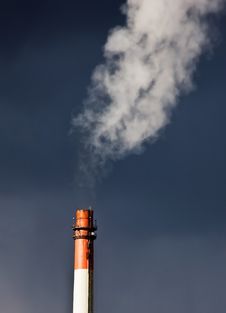 Factory Chimney Royalty Free Stock Photo Factory Chimney Royalty Free Stock Photo