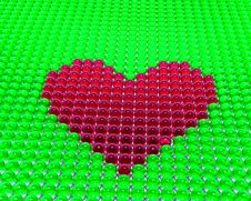 Heart From Spheres Royalty Free Stock Images Heart From Spheres Royalty Free Stock Images