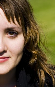 Half Full Portrait Royalty Free Stock Images Half Full Portrait Royalty Free Stock Images