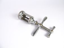 Isolated Retro Rusty Corkscrew Stock Photo Isolated Retro Rusty Corkscrew Stock Photo