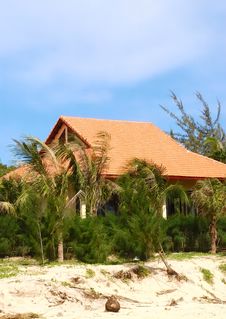 House On The Beach Royalty Free Stock Photo House On The Beach Royalty Free Stock Photo