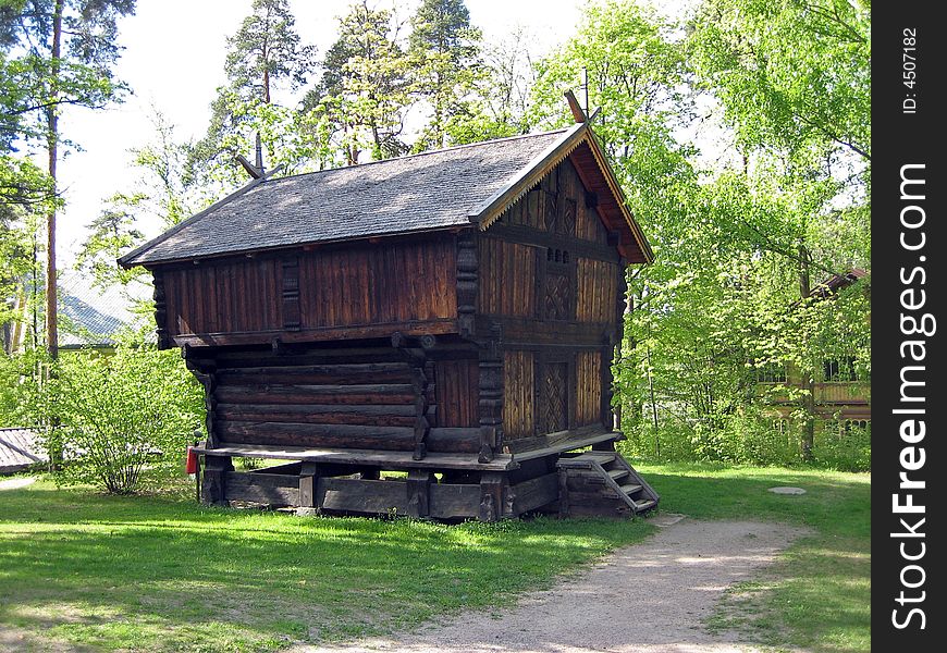 Old Scandinavian Farm House