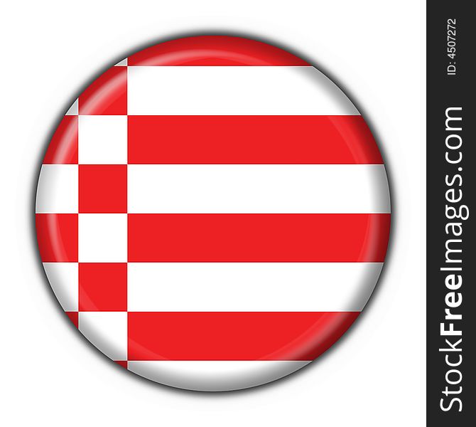 Bremen button flag round shape