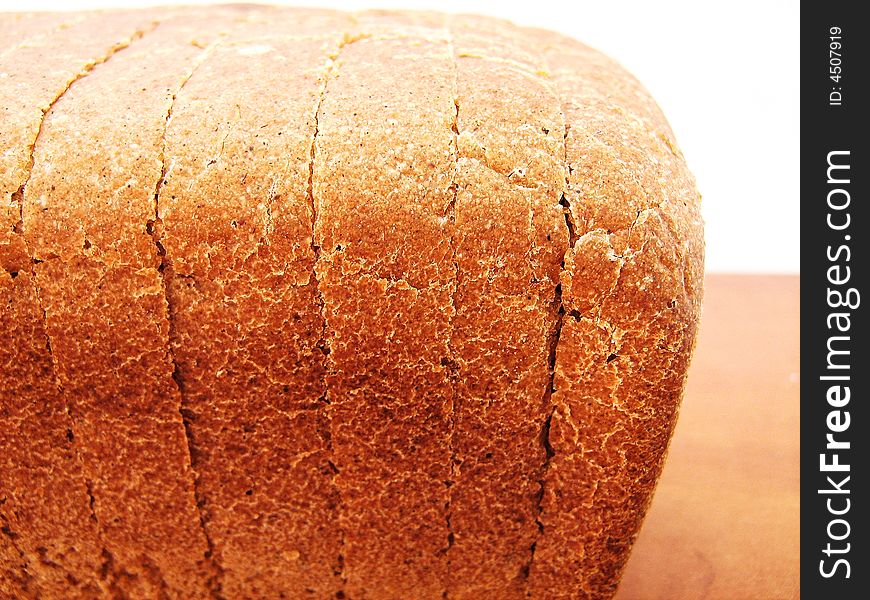 Bread on white background. See my other images of bread and food