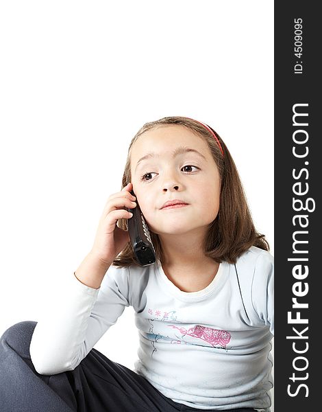 Young Girl With Phone