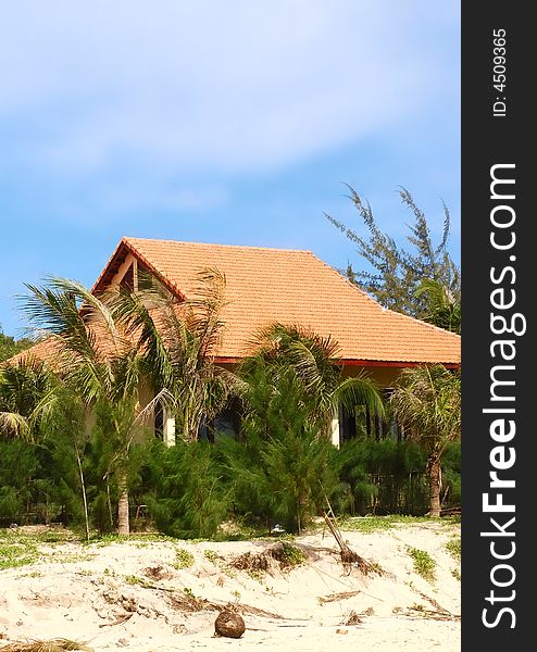 Small house on the beach