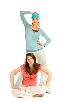Two Teenage Girls Stock Image Two Teenage Girls Stock Image