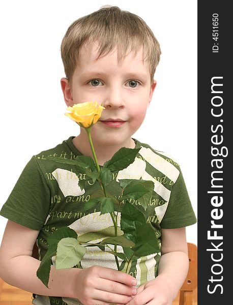 Boy With A Rose