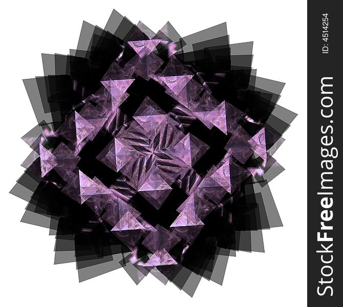 Dark violet pattern stone isolated on white background. Illustration made on computer. Dark violet pattern stone isolated on white background. Illustration made on computer.