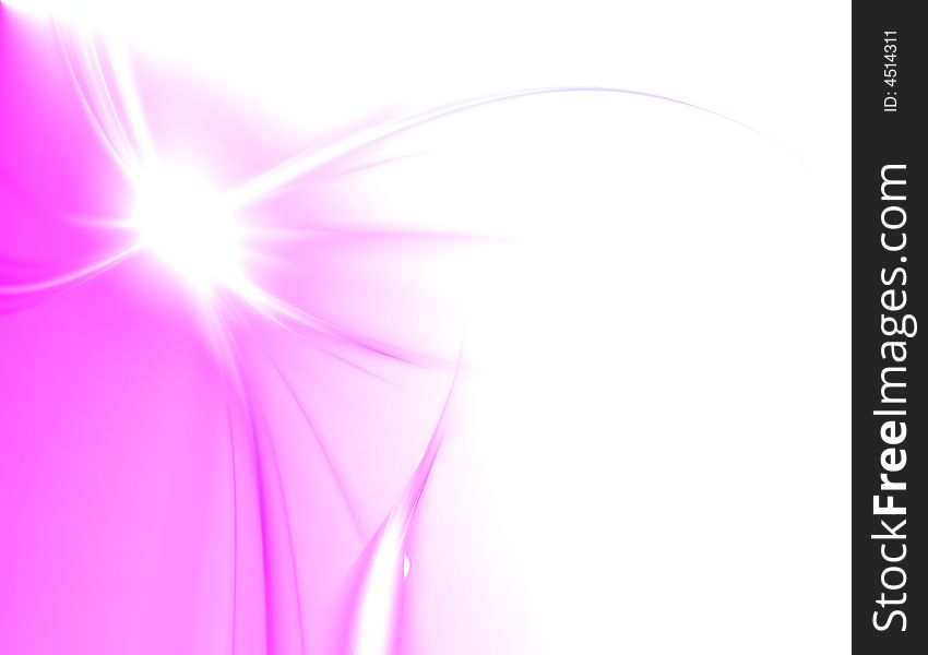 Pink 3D rendered abstract background. Pink 3D rendered abstract background
